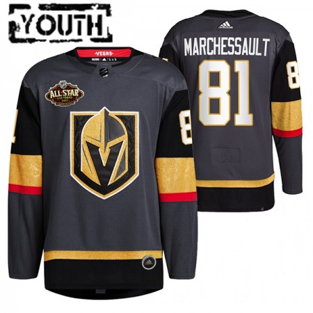 Camisola Vegas Golden Knights Jonathan Marchessault 81 2022 NHL All-Star Preto Authentic - Criança